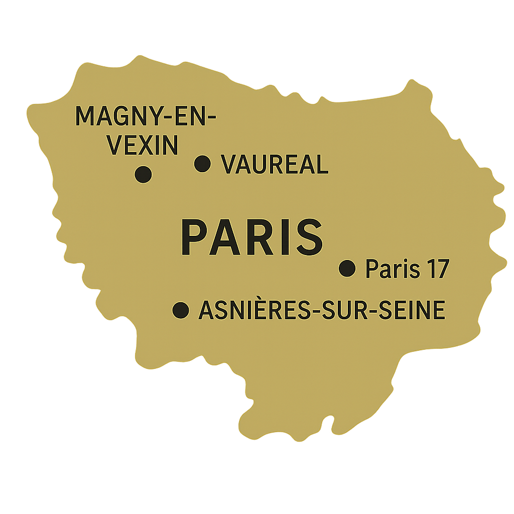 Map de ile de france